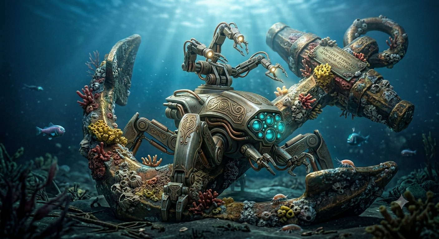 Anchor-Guard Subaquatic Exo-Shell